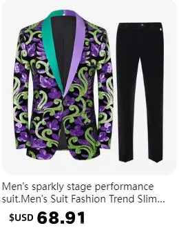 2025 Wedding Groom Suit for Men/Slim Fit 2-Piece(Blazer+pants)Breathable Groom Attire(Free Tie)Best Man, Party, Prom Ropa Hombre - Velora