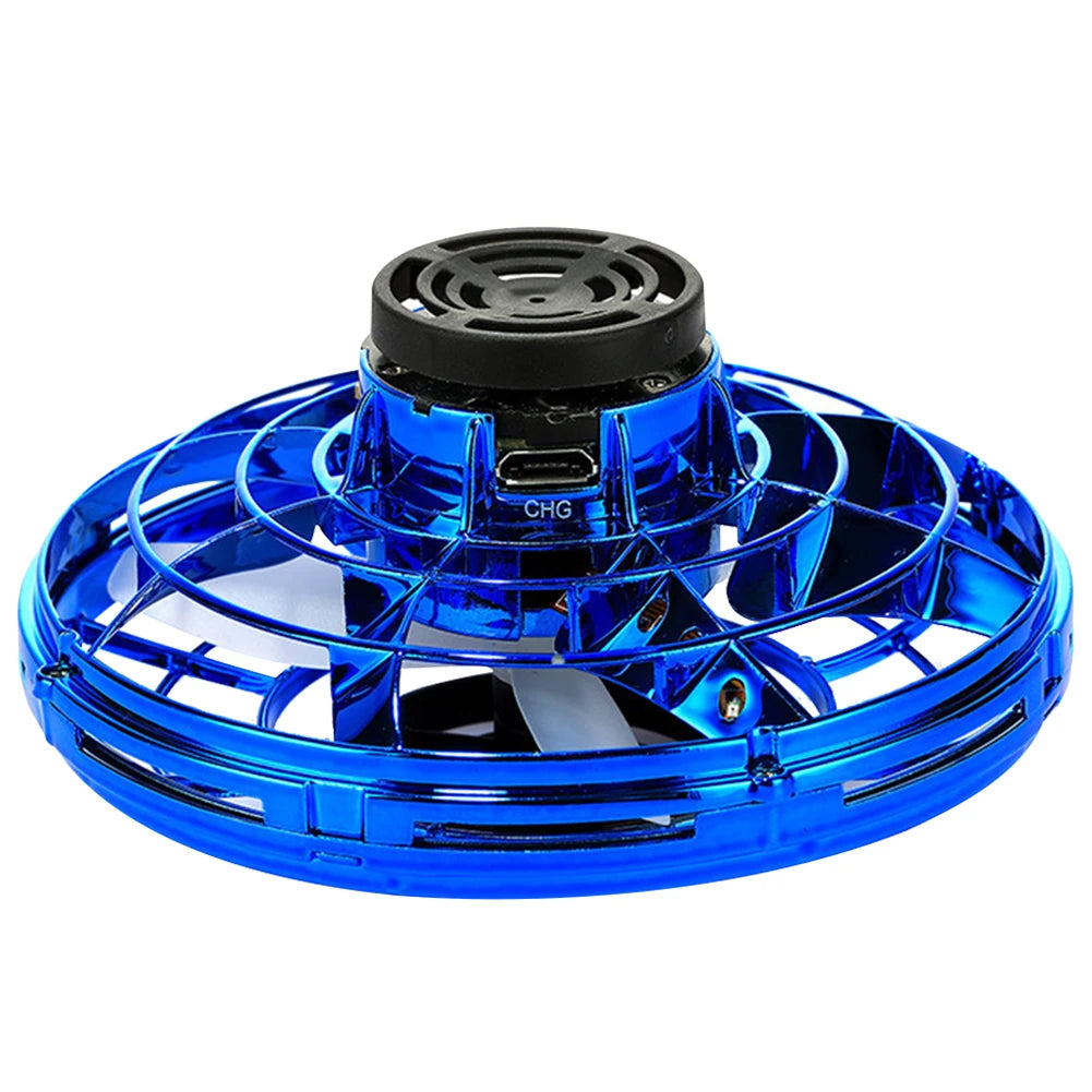 1-5PCS Fingertip Flying Gyro 360° Rotating Helicopter Spinner Toy 100mAh with LED Lights for Adult Kids Decompression Toy Velora