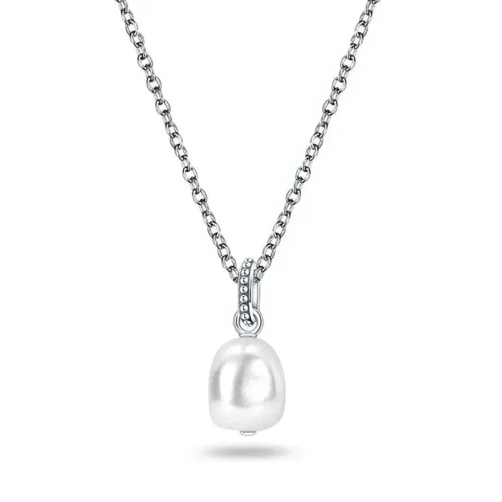 Radiate Timeless Elegance: Round CZ Pendant Necklace (925 Sterling Silver) Itz Luxury