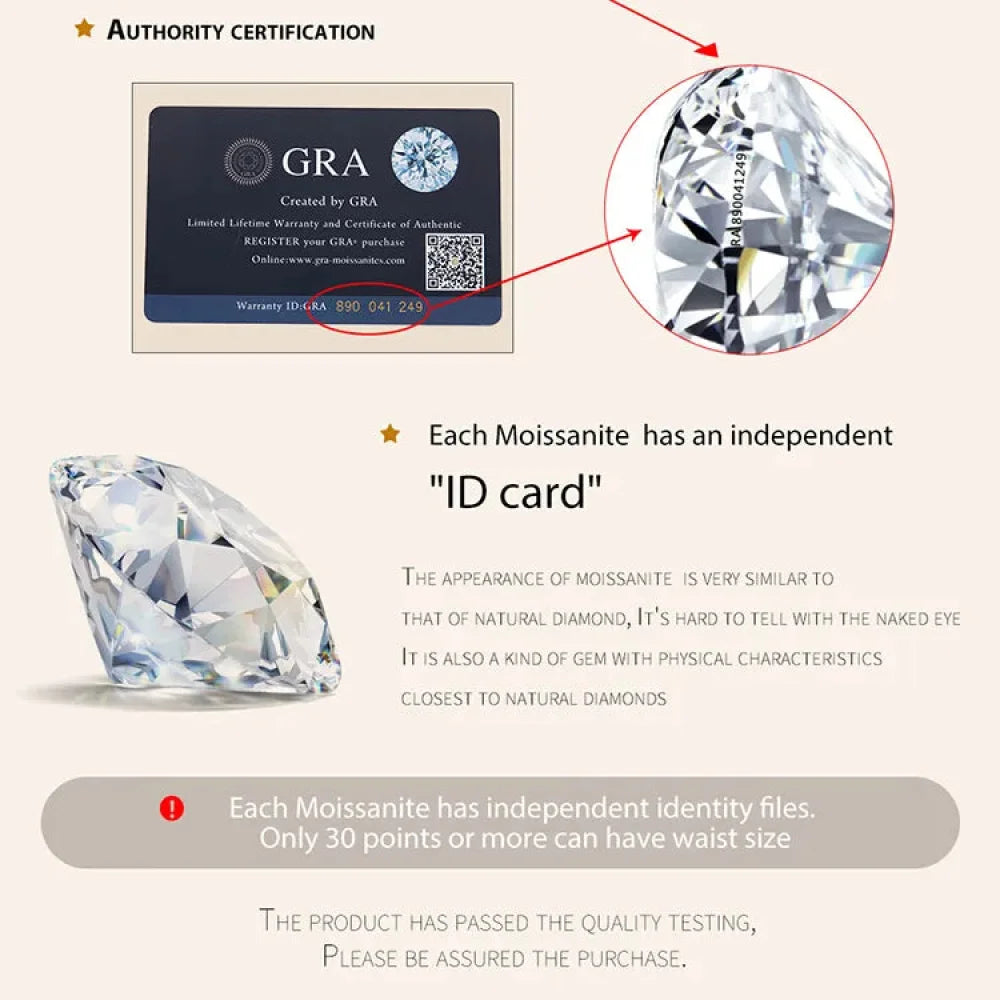 Radiant Moissanite Stud Earrings | D Color Round Cut 925 Silver, Gold Plated - Velora