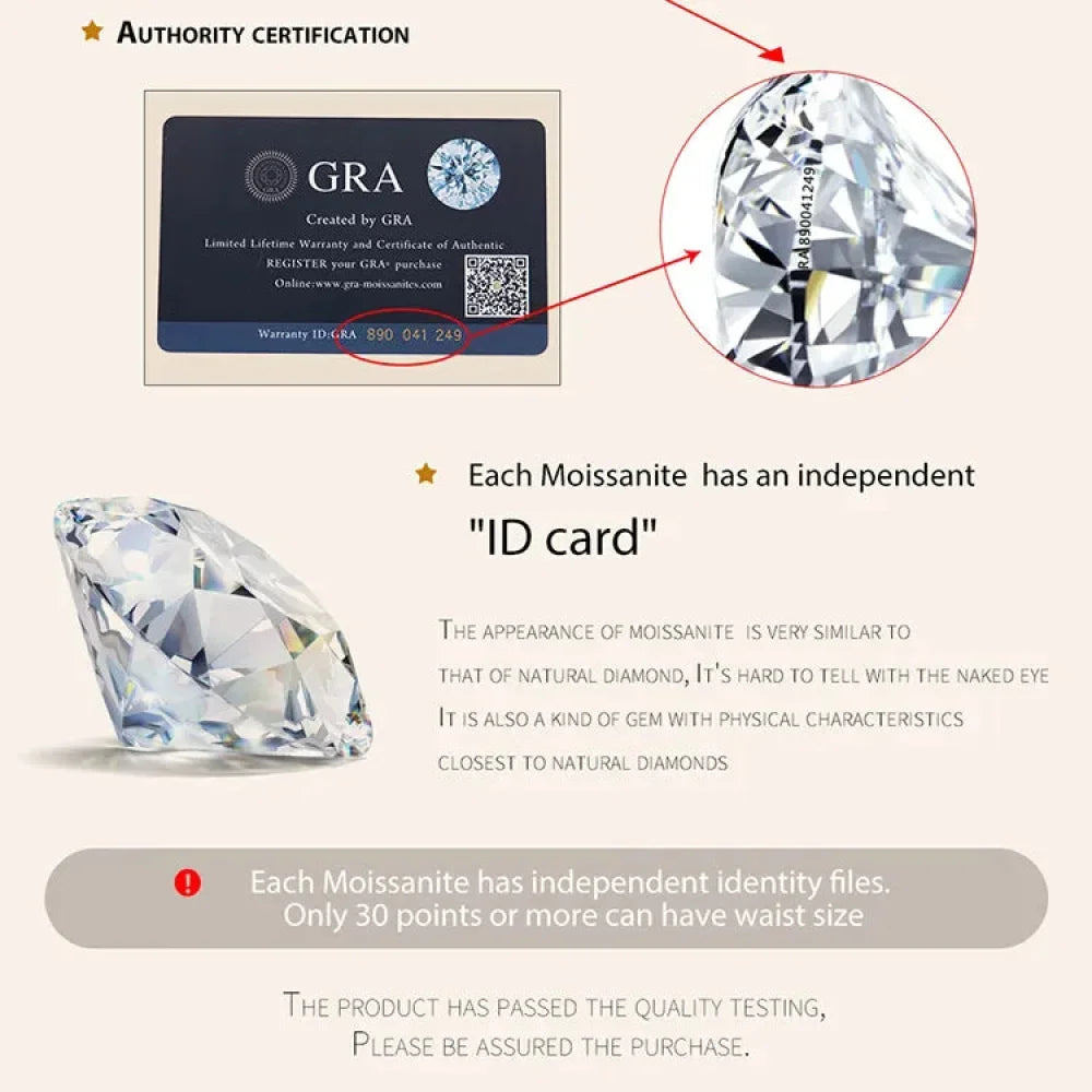 Radiant Moissanite Stud Earrings | D Color Round Cut 925 Silver, Gold Plated Itz Luxury