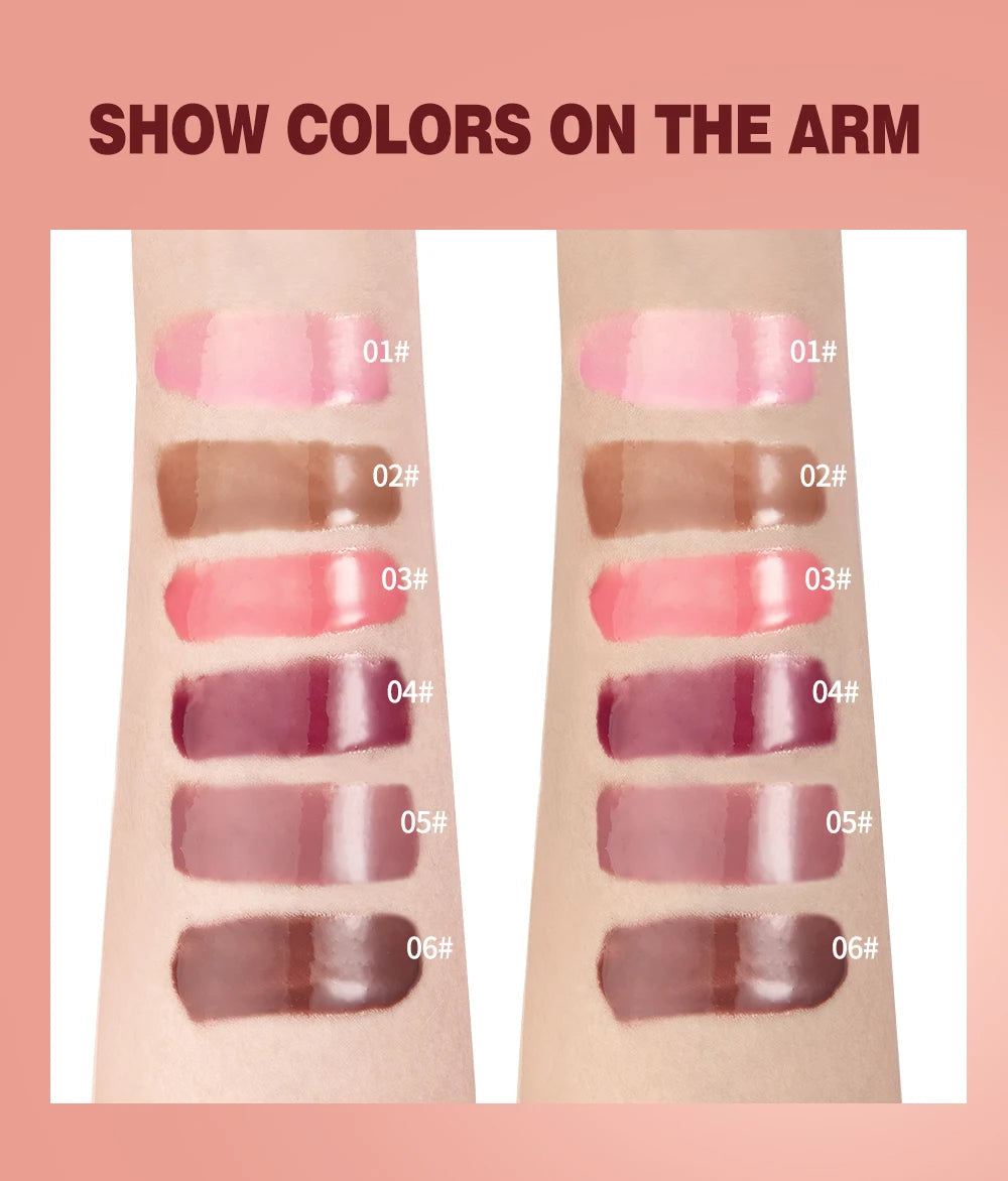 1PC Moisturizing Lip Gloss, Waterproof and Sweatproof, Easy to Apply, Non Fading, Non Staining, Creating Perfect Lip Makeup - Velora