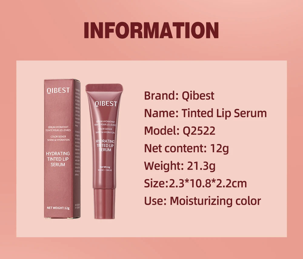 1PC Moisturizing Lip Gloss, Waterproof and Sweatproof, Easy to Apply, Non Fading, Non Staining, Creating Perfect Lip Makeup - Velora