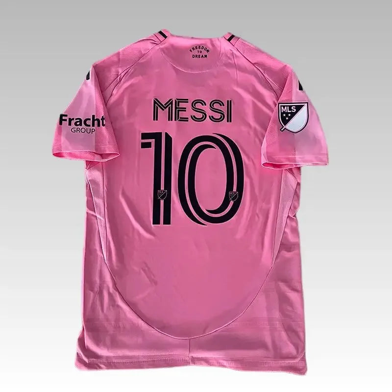 Tops Miami Messi Jersey Summer Men's Women's 3Ds Quick-drying T-shirts Kid's Outdoor Sports Training Casual Clothes Hot Velora