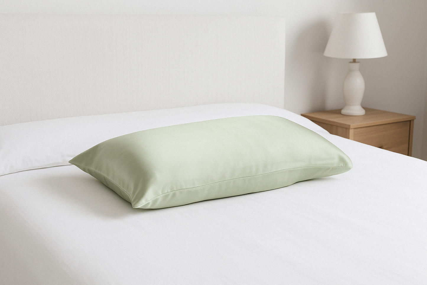 Silk Pillowcase Mint (Envelope Style) - Velora Luxury Fashion