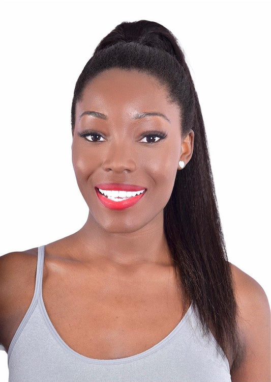 Silk Press - Drawstring Ponytail - Velora Luxury Fashion