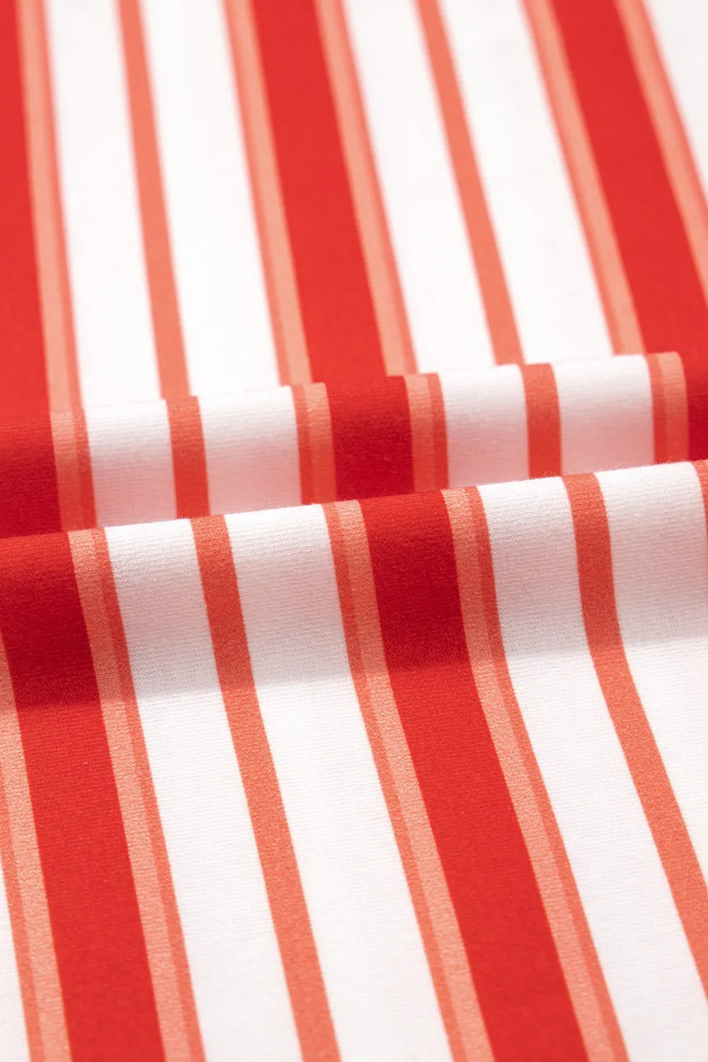 Stripe Print Contrast Collar Raglan Sleeve T Shirt - Velora Luxury Fashion