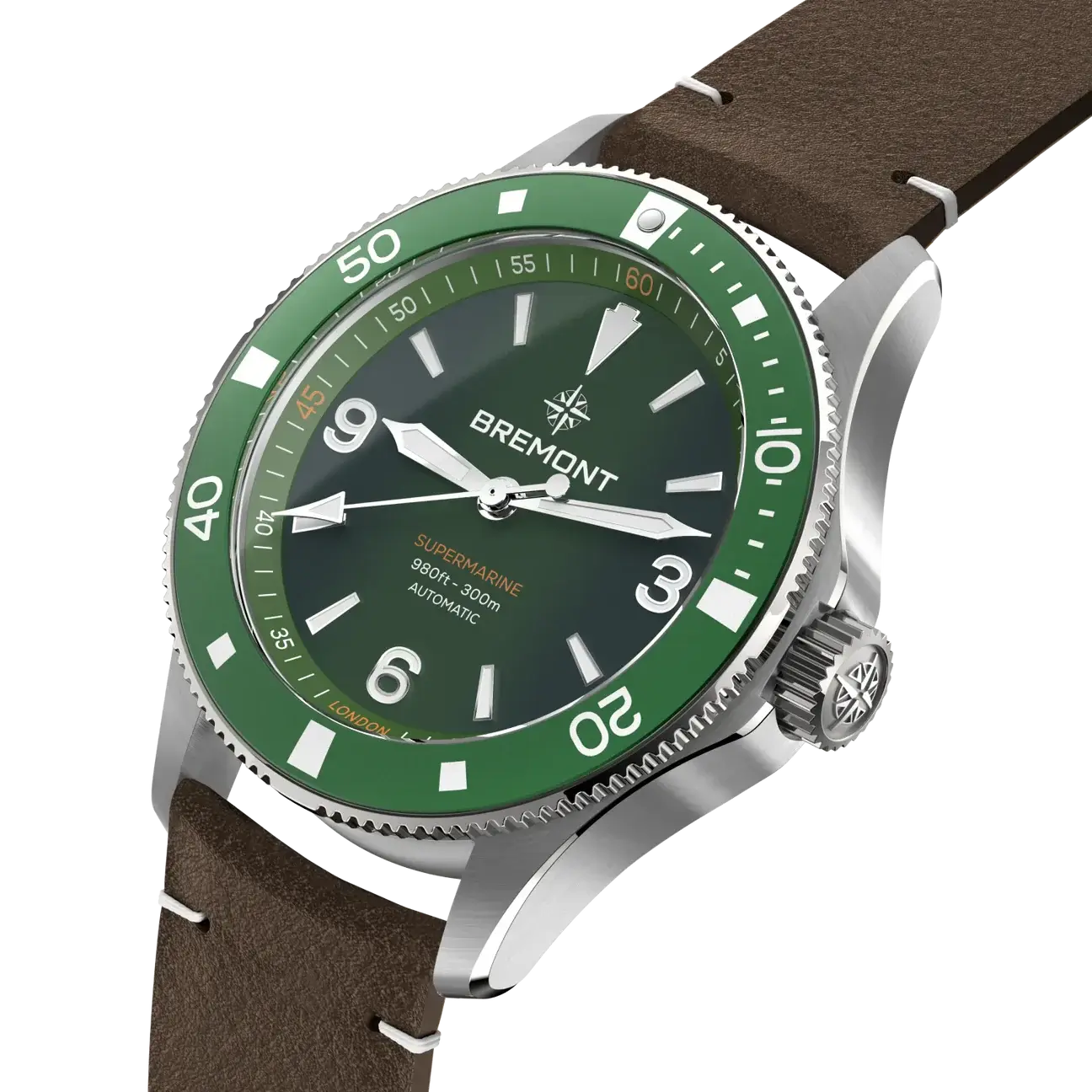 Bremont Supermarine 300M SM40-ND-SS-GN-L-S - Velora