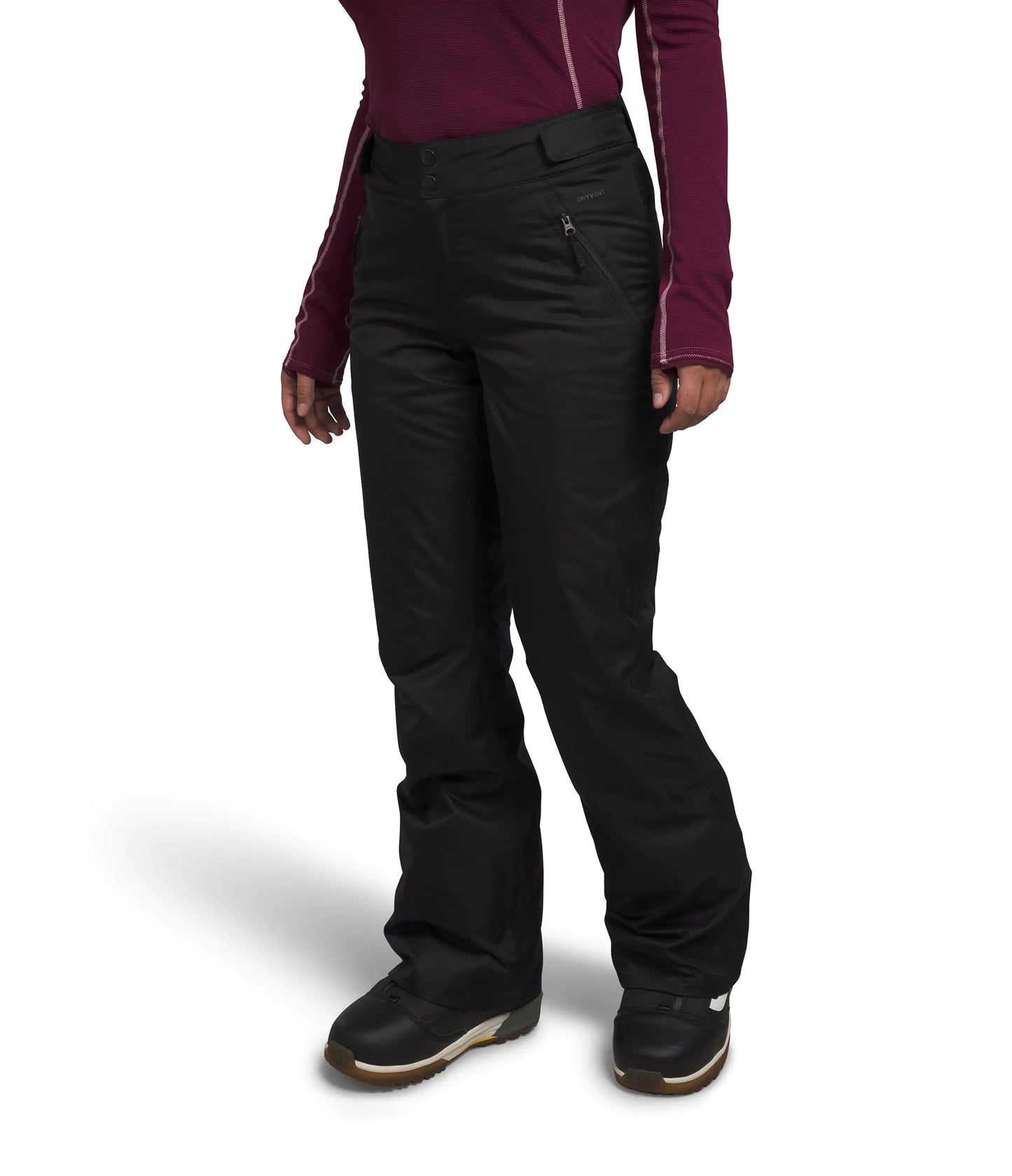 THE NORTH FACE Womens Sally Insulated Snow Pants TNF Black 2 X-Large Regular - Velora Luxury Fashion