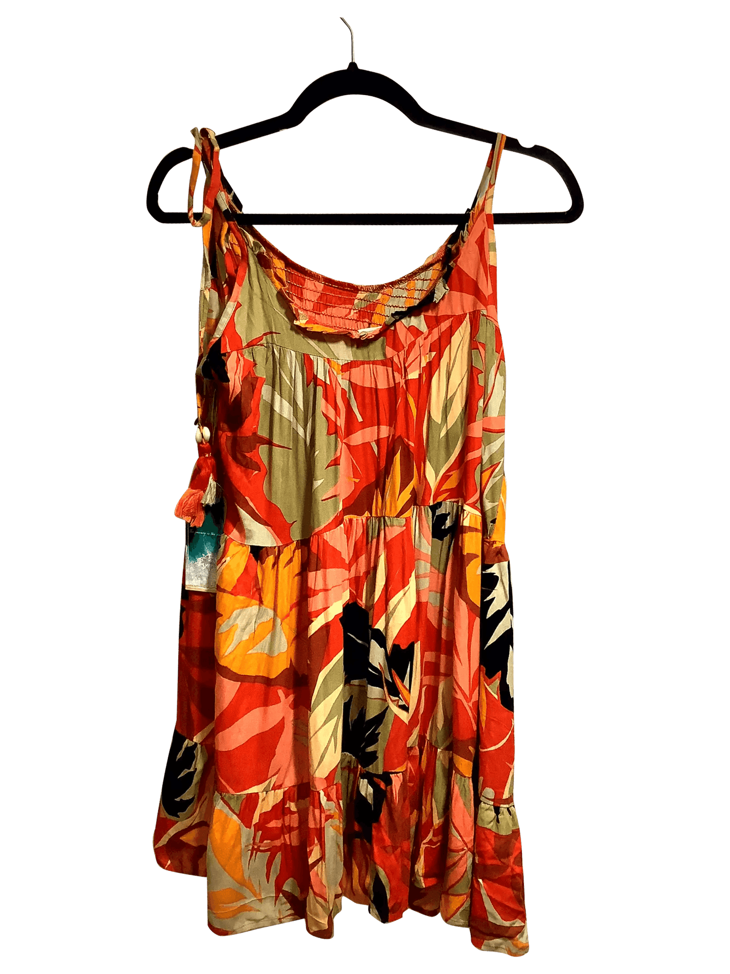TRUE DESTINATION Regular fit Mini Dress in Orange - S - Velora