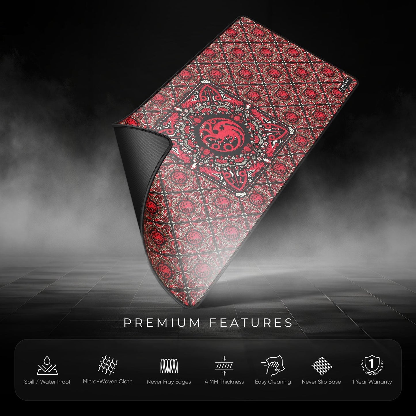 House Targaryen Gaming Mouse Pad - Velora