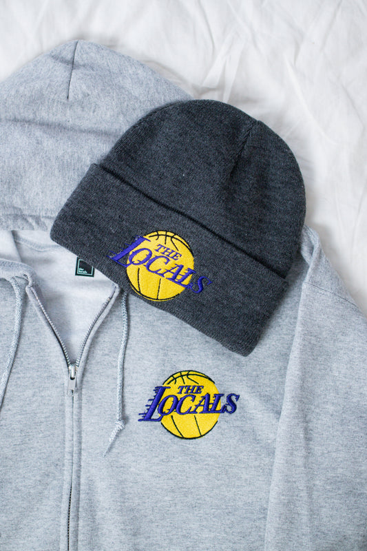 The Locals Basketball Zip-Up Hoodie - Velora Luxury Fashion