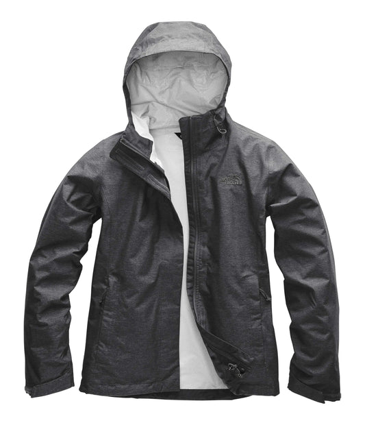 The North Face Womenβs Venture 2 Waterproof Hooded Rain Jacket TNF Dark Grey Heather/Asphalt Grey XS - Velora Luxury Fashion