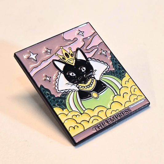 "The Empress" Cat Tarot Card | Collectible Pin - Velora