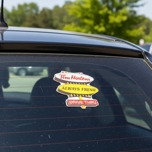 Timmies Drive Thru | Vinyl Sticker - Velora