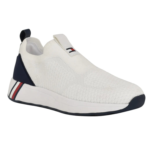 Tommy Hilfiger Womens Aminaz Sneaker White 140 5.5 - Velora Luxury Fashion