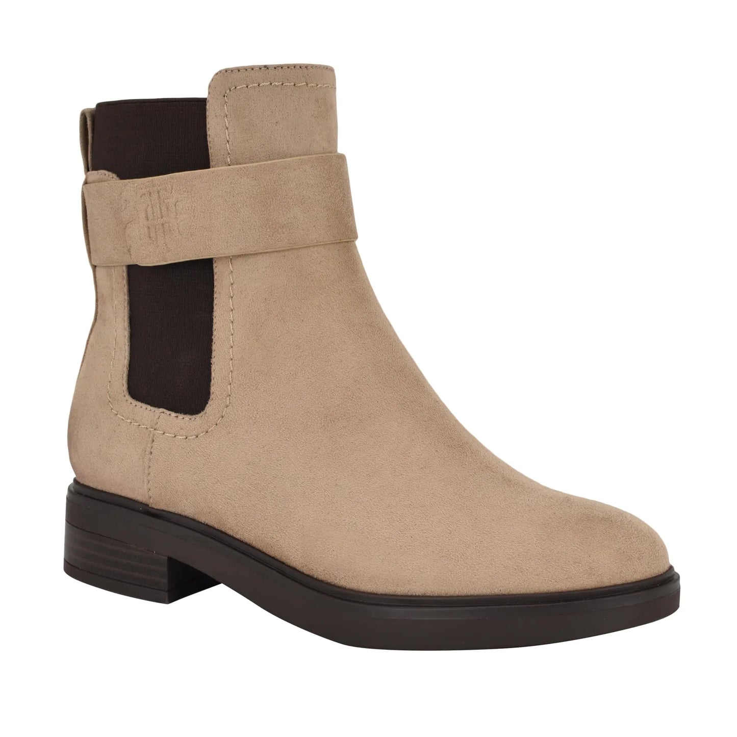 Tommy Hilfiger Womens Beliah Bootie Taupe 240 10 - Velora Luxury Fashion