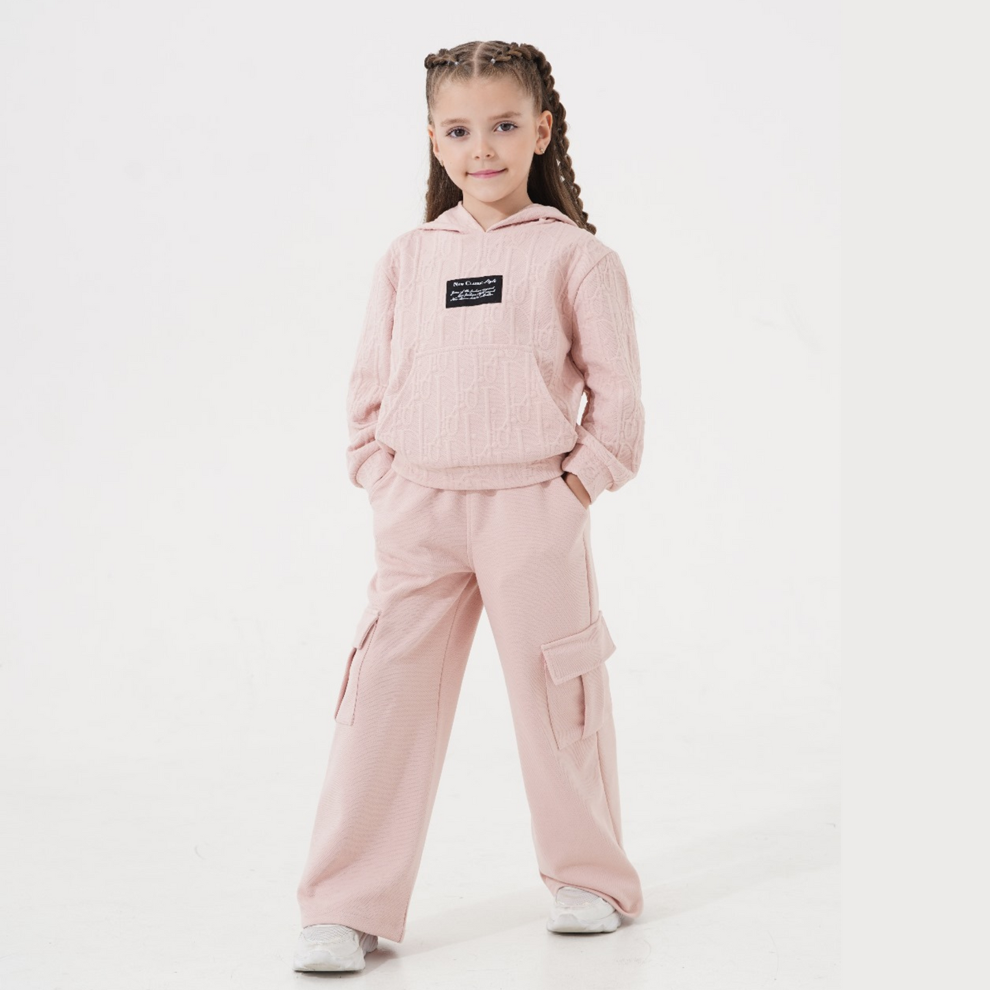Trendy Cargo Girls Casual Set - Velora Luxury Fashion