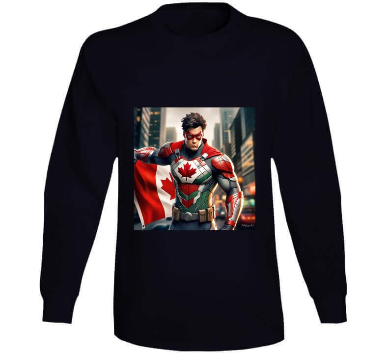 Tshirtgang Canada Superhero Shirt - Unique Design - Velora Luxury Fashion