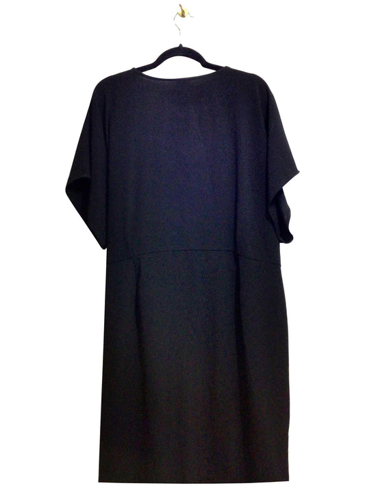 UNBRANDED Regular fit Midi Dress in Black - 3X - Velora