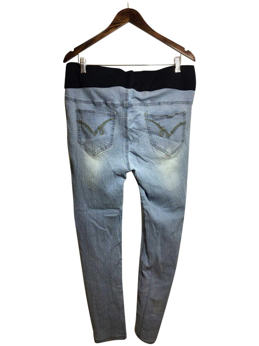 UNBRANDED Regular fit Straight-legged Jeans in Blue - XL - Velora