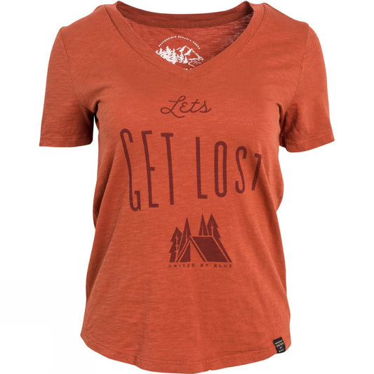 United By Blue Womens Let's Get Lost Organic Cotton T-Shirts - Velora Luxury Fashion