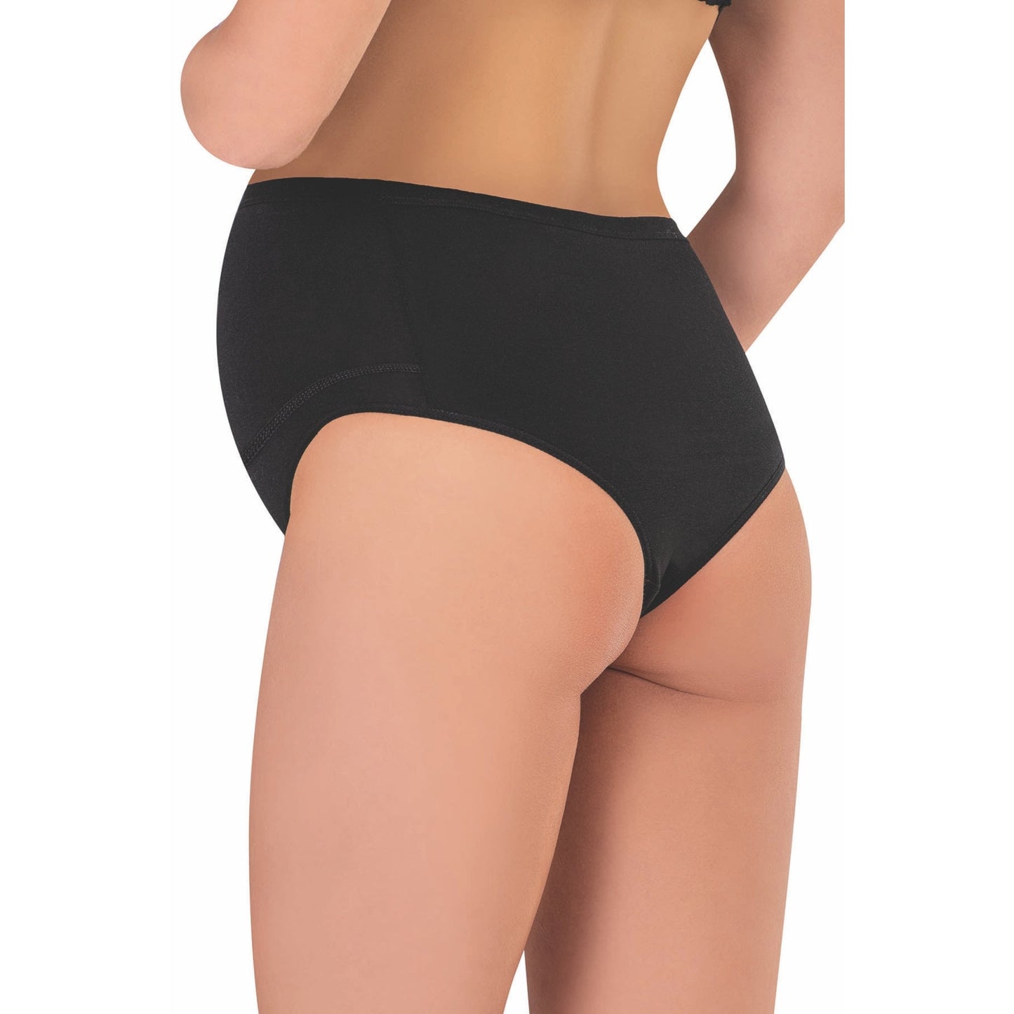 3-Pack Cotton Maternity Briefs β Soft, Stretchy & Breathable Pregnancy Underwear (White, Black, Skin) - Velora