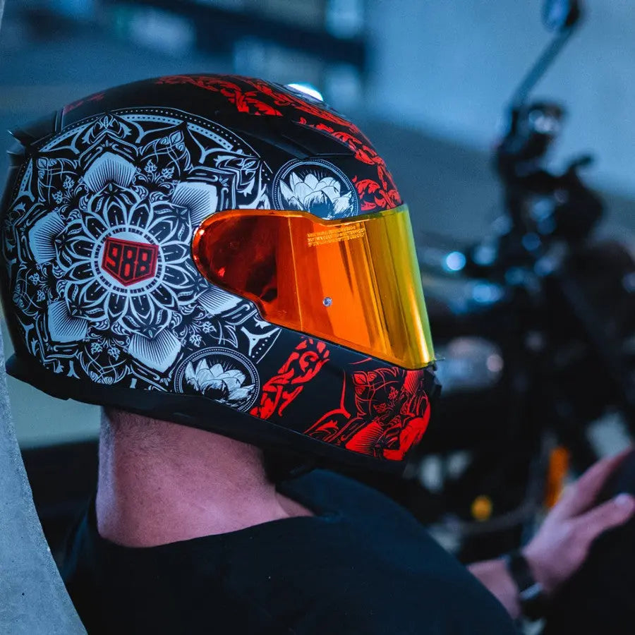 VOSS 988 Moto-1 Mandala Helmet Boutique of Leathers/Open Road