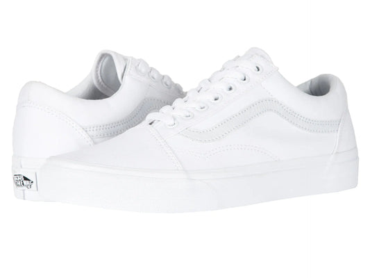 Vans Classic Old Skool True White Size 9 Women/ 7.5 Men - Velora Luxury Fashion