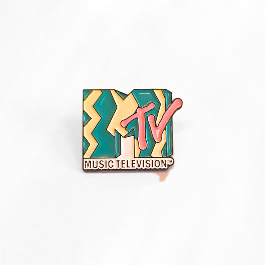 Vintage 80s MTV Logo | Collectible Pin - Velora