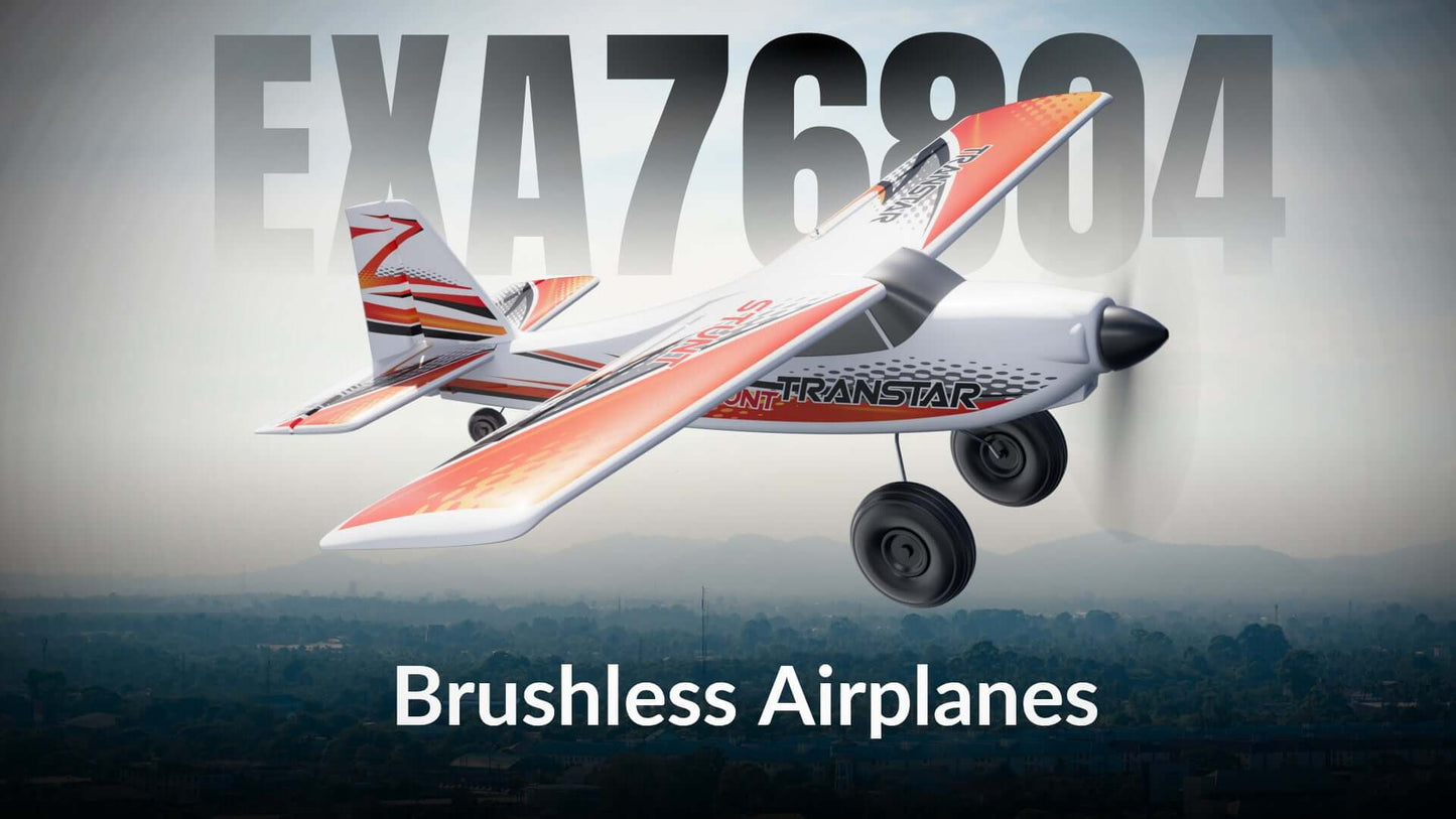 VolantexRC Trainstar 500mm Brushless RC Plane 2S/3S Power RTF – Green/Orange - Velora Luxury Fashion