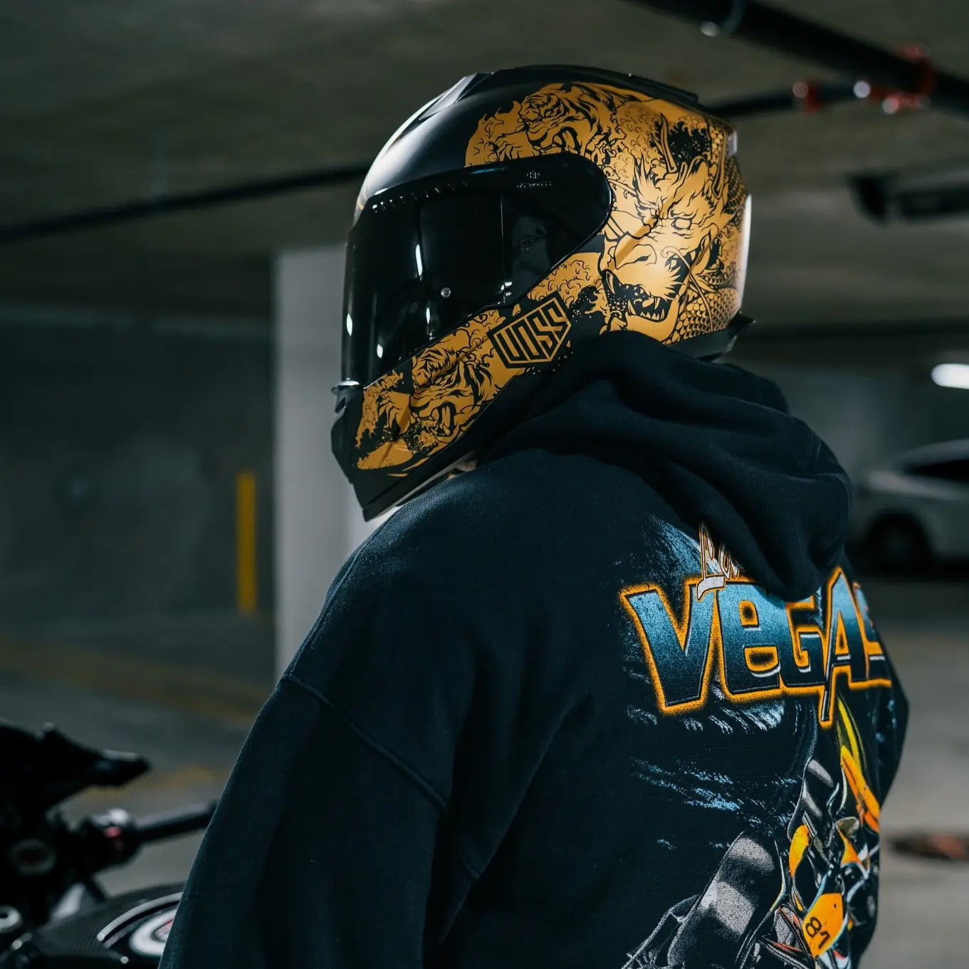 Voss 989 Moto-V Rei Motorcycle Helmet Boutique of Leathers/Open Road