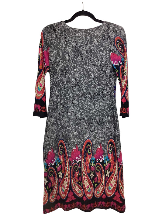 WHITE MARK Regular fit Midi Dress in Gray - S - Velora