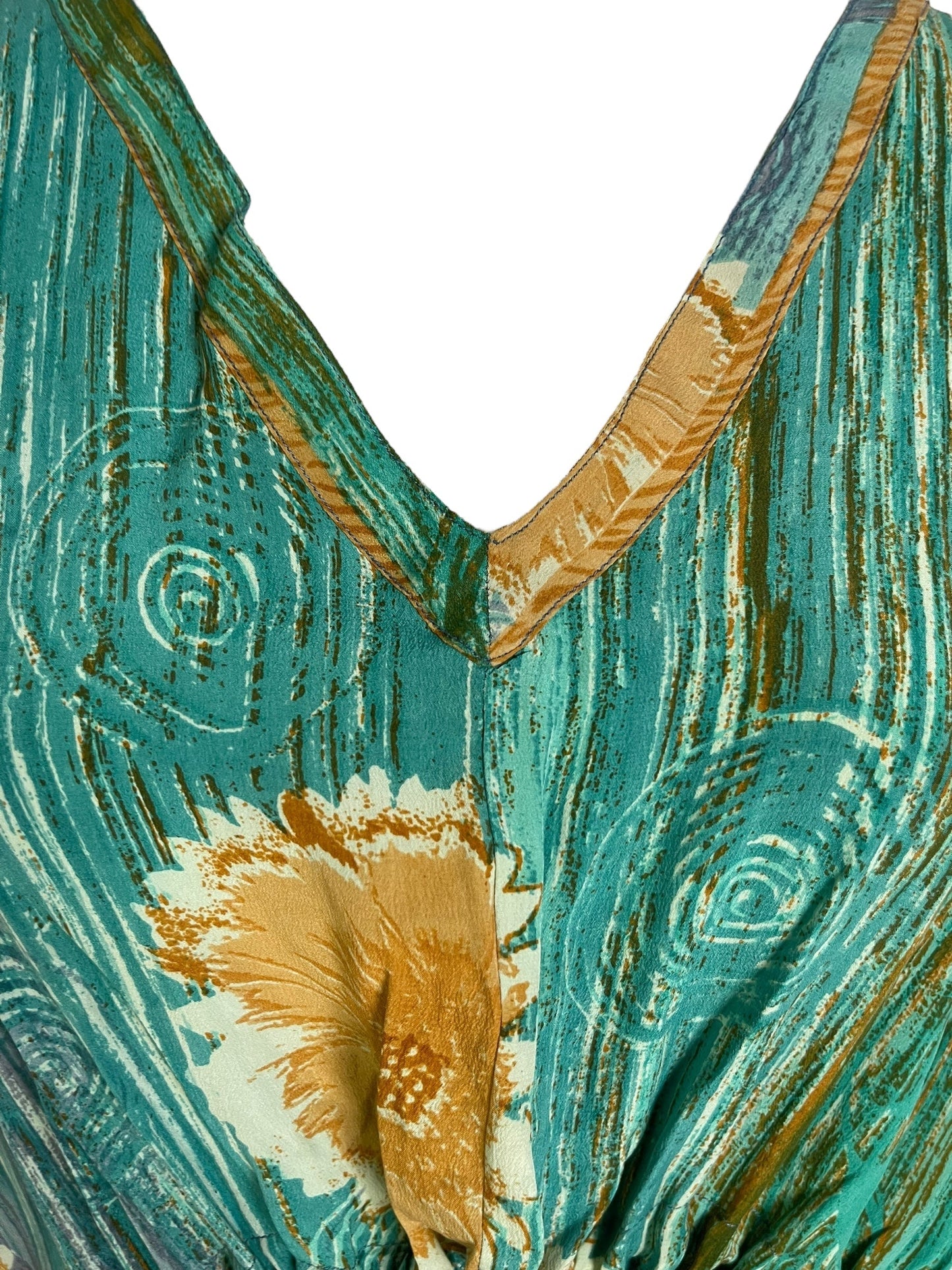 PRC6774 Avatar Pure Silk Maxi Kaftan - Velora