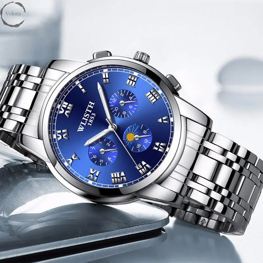 Watches Male Business Nightlight Watch Waterproof Watch - Velora