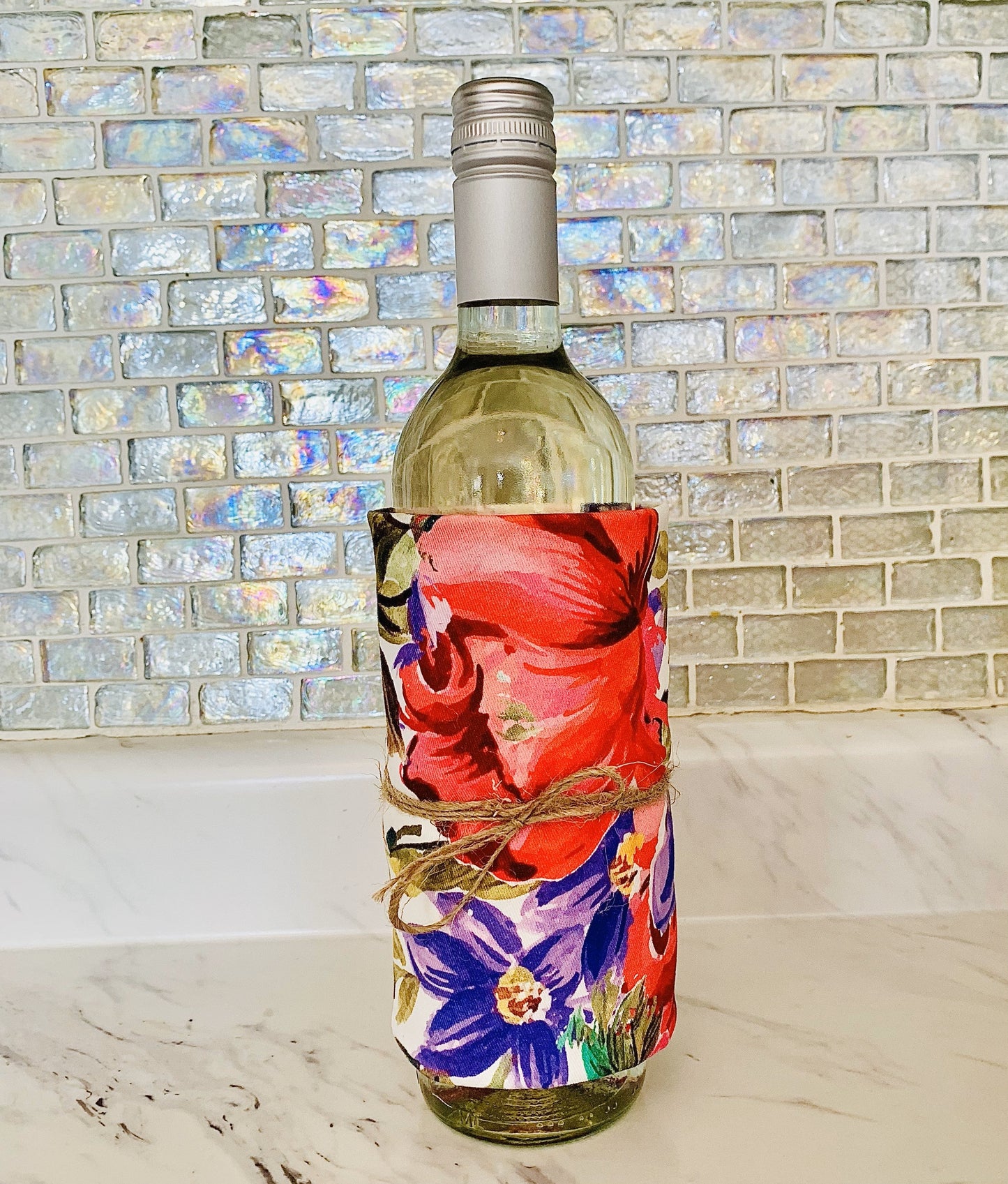 Water Floral Sure Grip Kitchen Towel - Velora Luxury Fashion