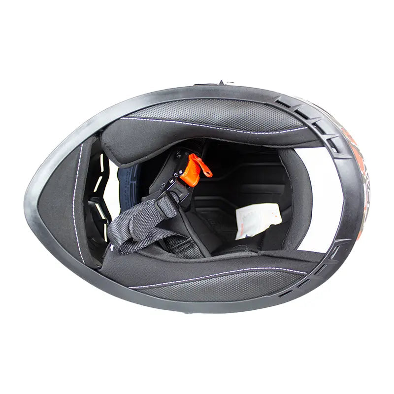 West Coast Leather Monster Skull Biker Helmet Boutique of Leathers/Open Road
