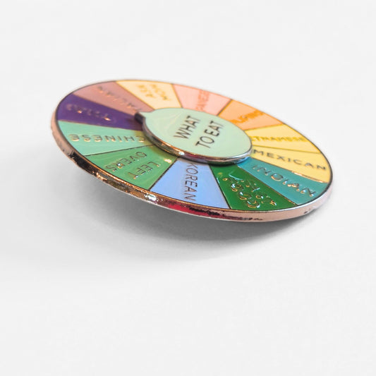 What To Eat (Decision-Making Wheel) | Collectible Pin - Velora