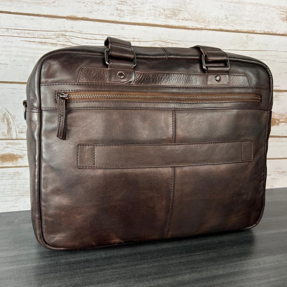 BOL Brown Commuter Laptop Bag Boutique of Leathers/Open Road