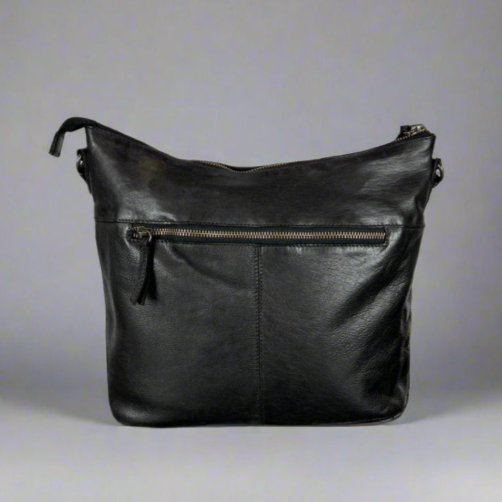 MET Front Snap Leather Handbag Boutique of Leathers/Open Road