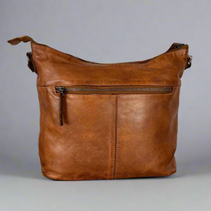 MET Front Snap Leather Handbag Boutique of Leathers/Open Road