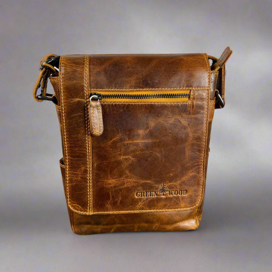 Greenwood Leather Henry Mini-Messenger Bag Boutique of Leathers/Open Road