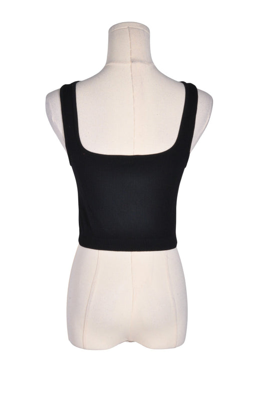 ZARA Women Crop Tops Regular fit in Black - L - Velora Luxury Fashion