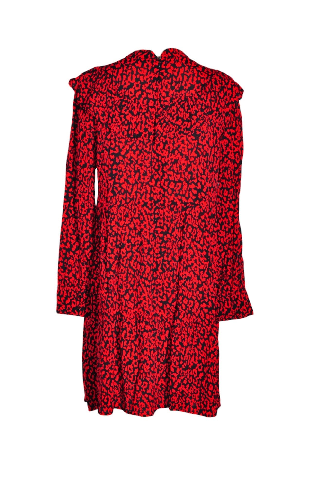 ZARA Women Midi Dresses Regular fit in Red - L - Velora Luxury Fashion