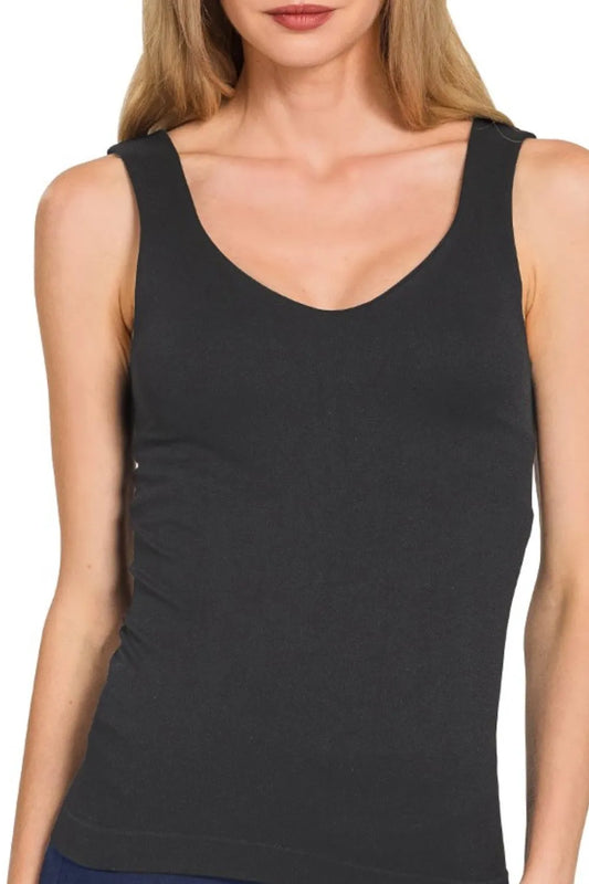Zenana Seamless Tank Top - Velora