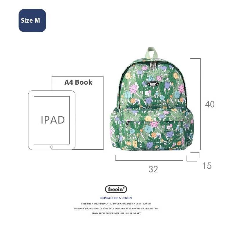 Original Niche Printed Backpack For Women - Velora