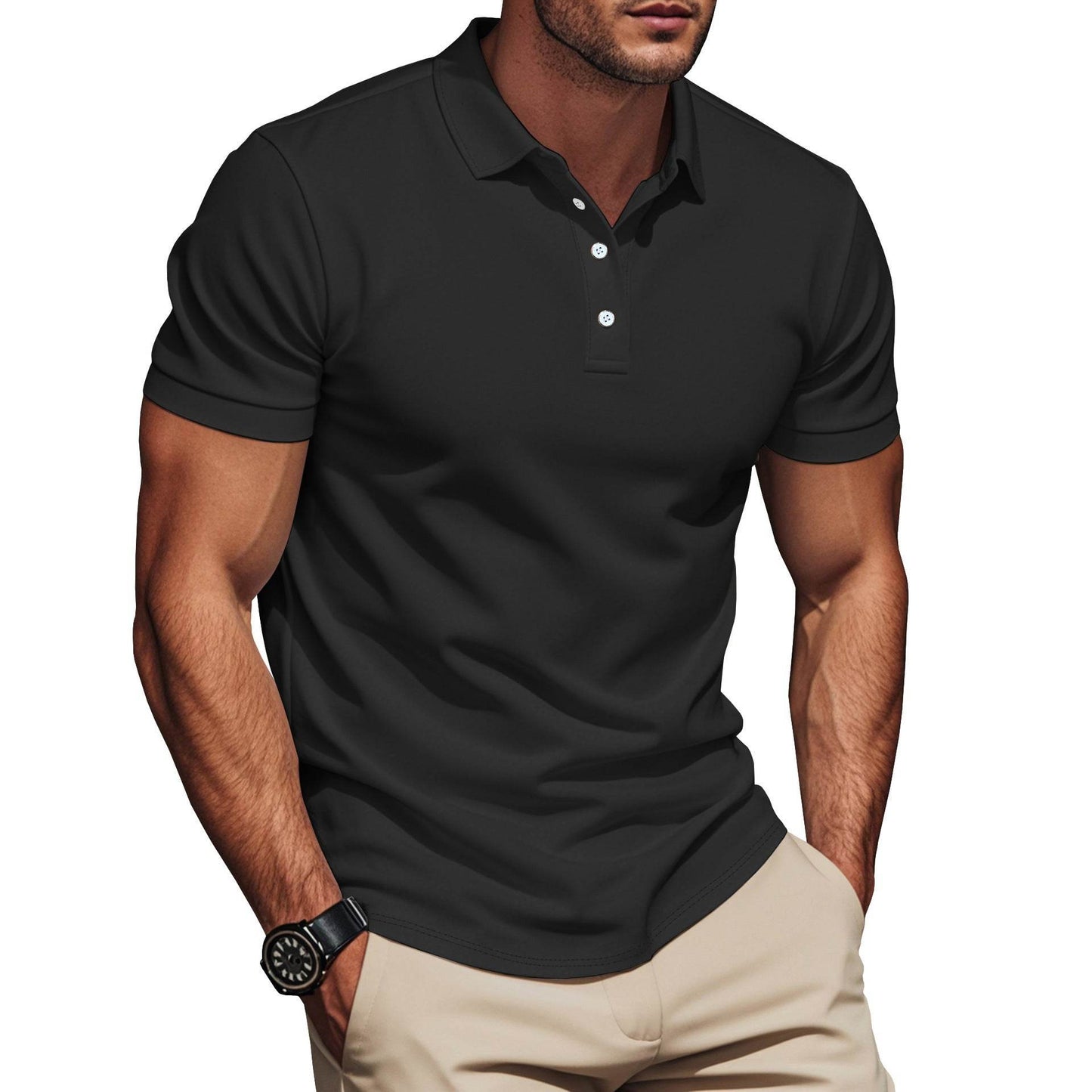 Casual British Style Summer Men's T-shirt - Velora