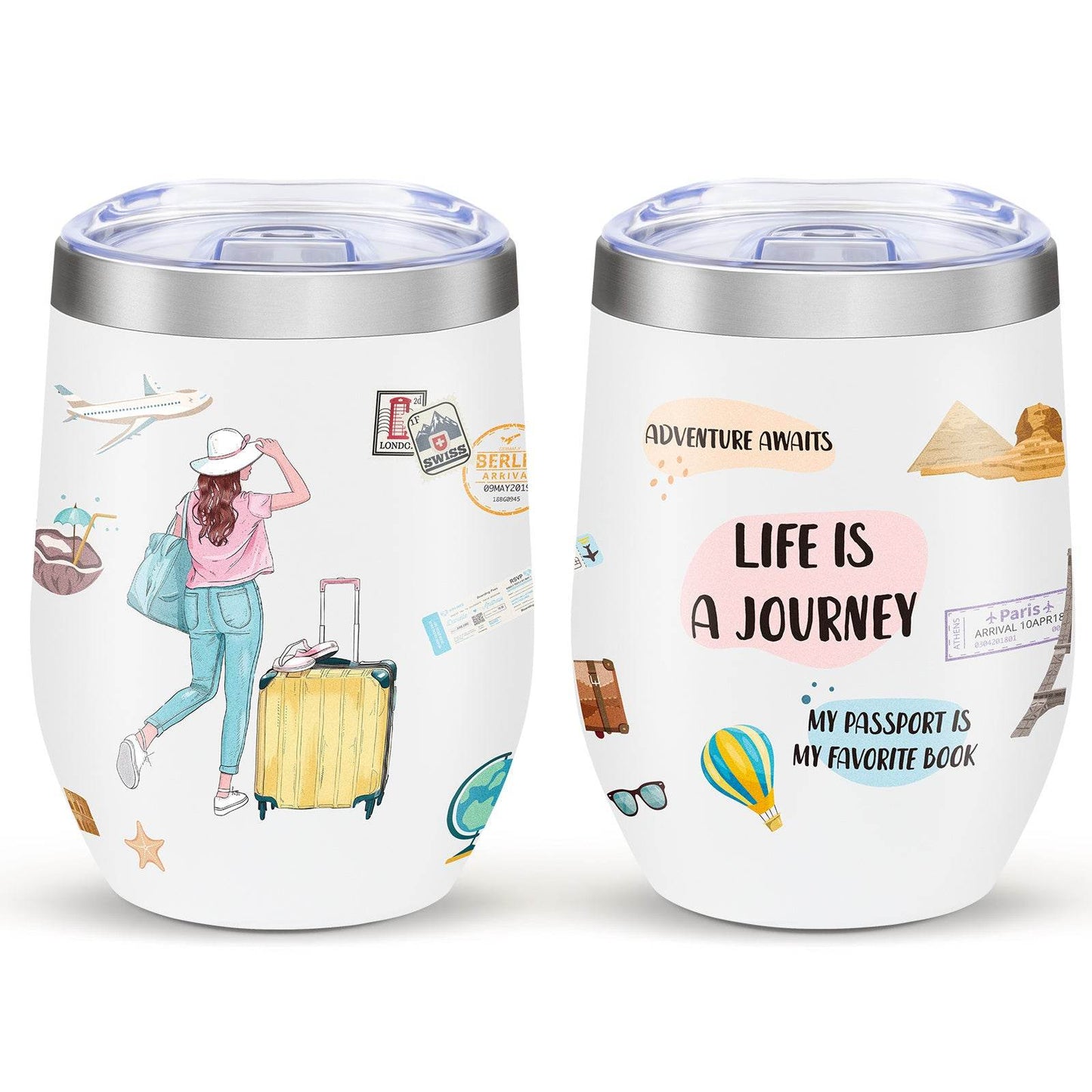 12oz Eggshell Coffee Cup Gift idea Drinkware - Velora