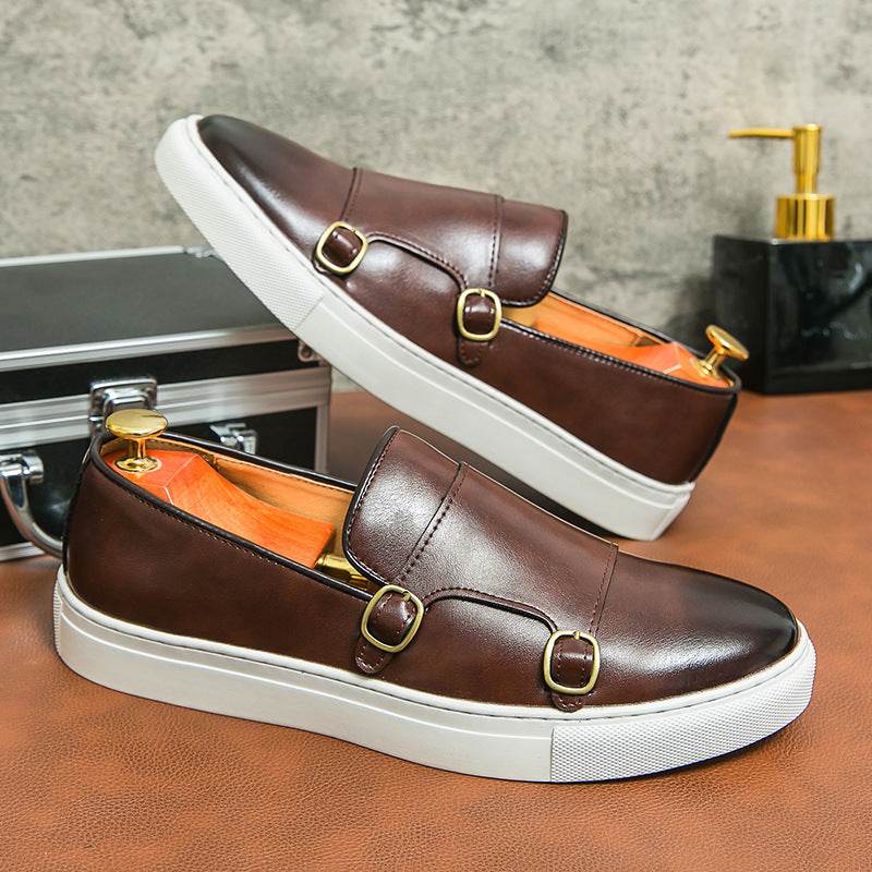 Fashion Loafers Men's Business Casual Slip-on Flats Shoes - Velora