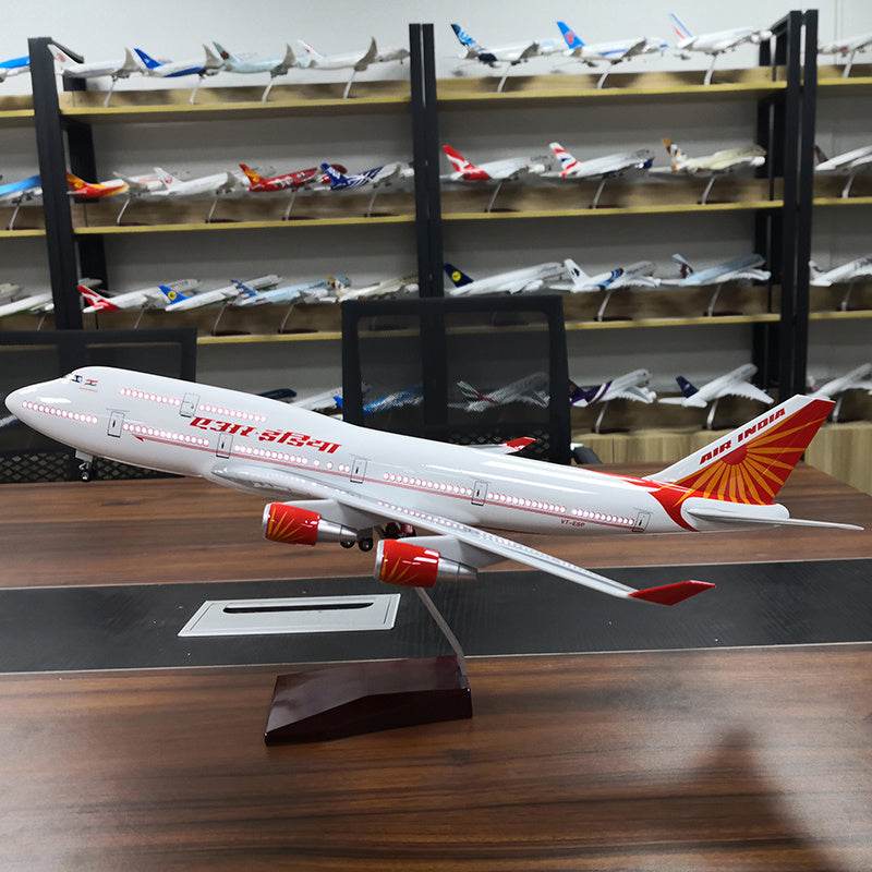 Air India Model Simulation Decoration On Wheelswith Light - Velora